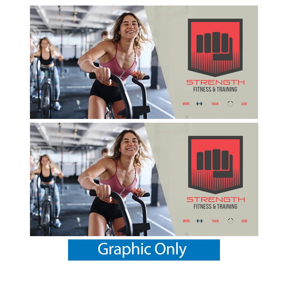 20x10 ft. Lumiere Continuous Backlit — Double Sided Graphic Only